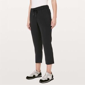 lululemon athletica Black Cropped Pants